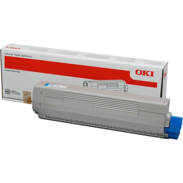 OKI original toner - C801/C821 - Cyan - 7300 sider