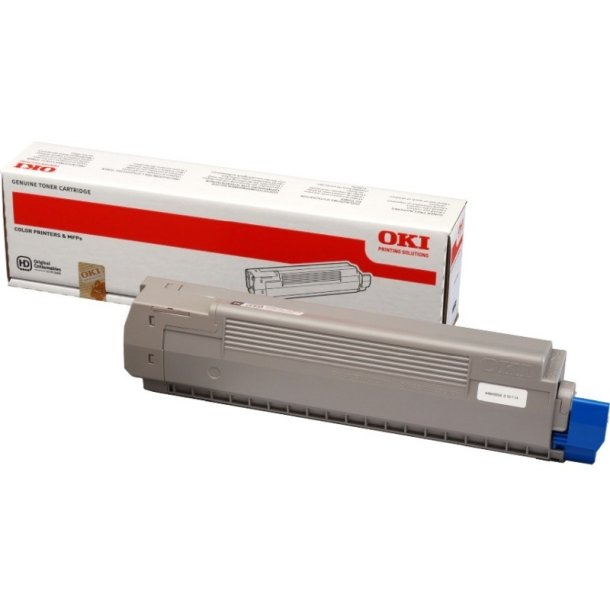 OKI original toner - C801/C821 - Sort - 7000 sider