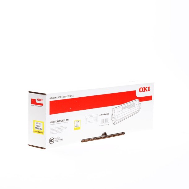 OKI original toner - C831/C841 - Yellow - 10000 sider