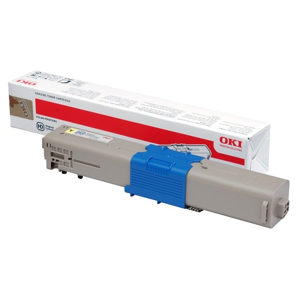 OKI original toner - C301/C321 - yellow - 1500 sider