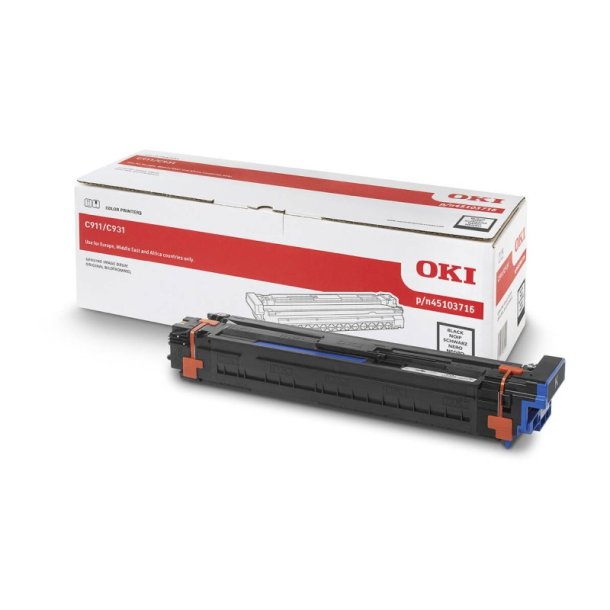 OKI Original tromle - C911/C931 - Sort - 40000 sider