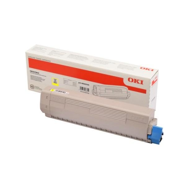 OKI original toner - C833/843 - yellow - 10000 sider