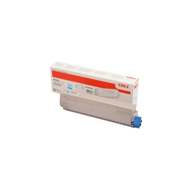 OKI original toner - C833/843 - cyan - 10000 sider