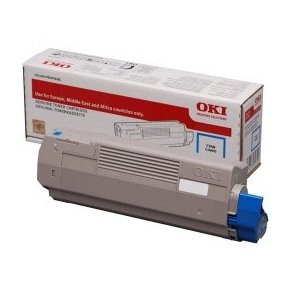 OKI original toner - C612 - cyan - 6000 sider