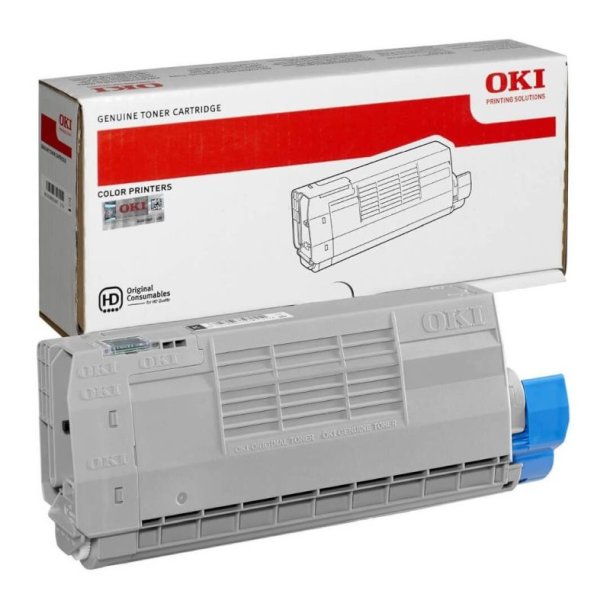 OKI original toner - C712 - Sort - 11000 sider