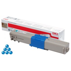 OKI original toner - C332/MC363 - cyan - 1500 sider