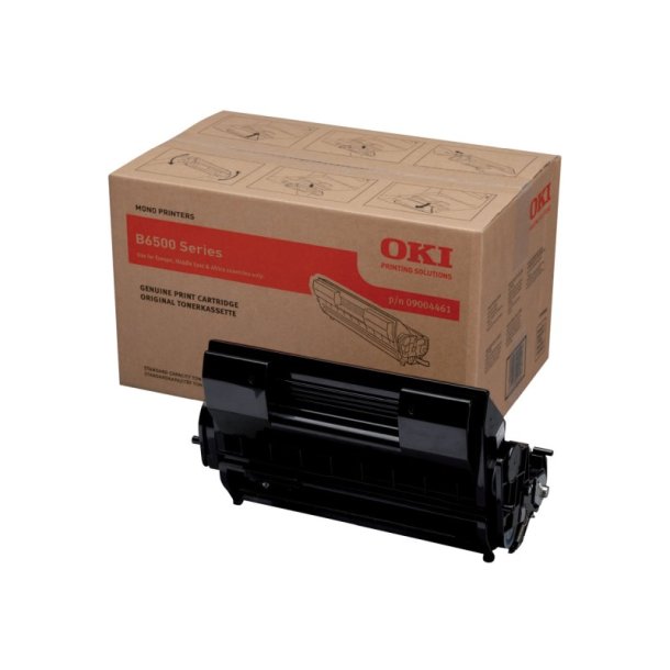 OKI Original toner + tromle - B6500 - Sort - 13000 sider