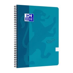 Oxford Touch Notesbog A4 - kvadreret - 70 ark (140 sider) - 90g - Turkis