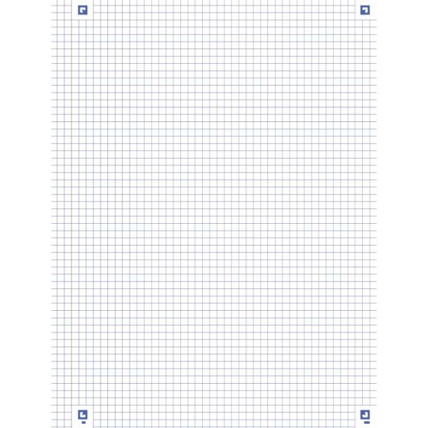 Oxford Touch Notesbog A4 - kvadreret - 70 ark (140 sider) - 90g - Turkis