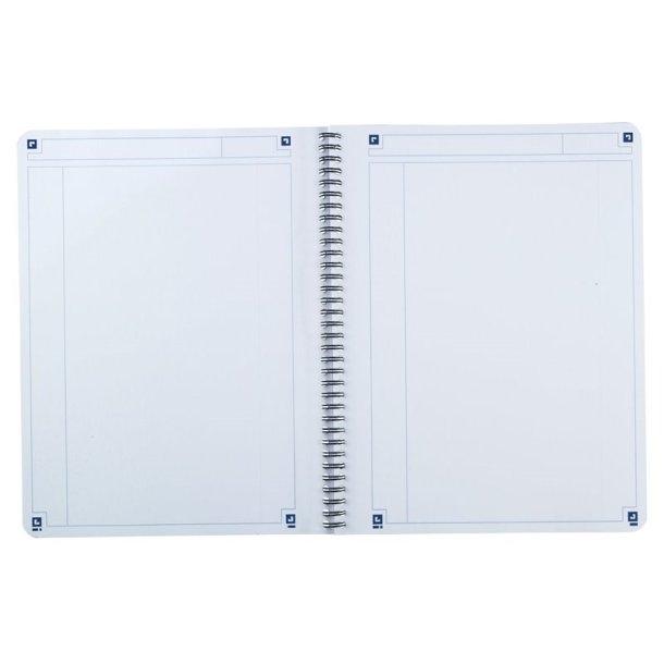 Oxford Touch Notesbog A4 - blank - 70 ark (140 sider) - 90g - Lilla