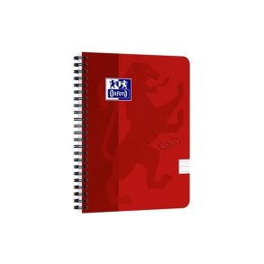 Oxford Touch Notesbog A5 - linieret - 70 ark (140 sider) - 90g - R�d