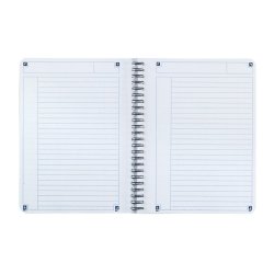 Oxford Touch Notesbog A5 - linieret - 70 ark (140 sider) - 90g - R�d