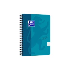 Oxford Touch Notesbog A5+ - kvadreret - 70 ark (140 sider) - 90g - Turkis