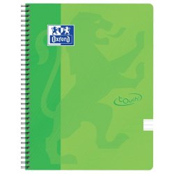 Oxford Touch Notesbog A4+ - linieret - 70 ark (140 sider) - 90g - Gr�n