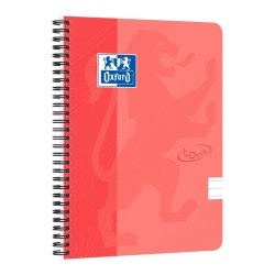 Oxford Touch Notesbog A5+ - linieret - 70 ark (140 sider) - 90g - Orange