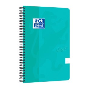 Oxford Touch Notesbog B5 - punkteret - 70 ark (140 sider) - 90g - Turkis