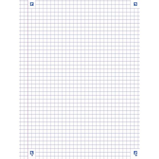 Oxford Touch Notesbog A5+ - kvadreret - 70 ark (140 sider) - 90g - Sort