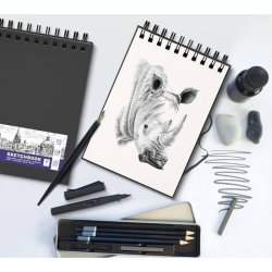 Oxford Skitseblok A4 - 50 ark - 100g - dobbelt spiral
