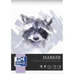 Oxford Kunstblok til filtpen A3 - 15 ark - 180g - limet i toppen