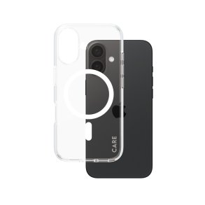 PanzerGlass CARE Urban Combat Cover til iPhone 16 - Transparent med MagSafe