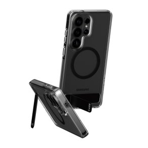 PanzerGlass CARE Kickstand Cover til Samsung Galaxy S26 Ultra - Transparent med Qi