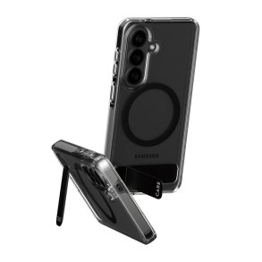PanzerGlass CAREKickstand Cover til Samsung Galaxy S26 - Transparent med Qi