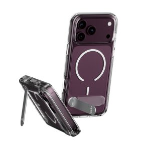 PanzerGlass CARE Kickstand Cover til iPhone 17 Pro / 18 Pro - Transparent med MagSafe