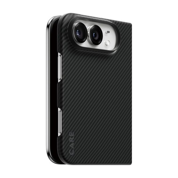 PanzerGlass CAREDiscovery Case iPhone Duo - sort og gr� cover med MagSafe