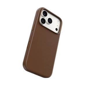 PanzerGlass CARE Solo Vegansk L�der Cover til iPhone 17/18 Pro - Brun med MagSafe