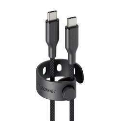 PanzerGlass Empower Racing 240W USB-C til USB-C kabel 2M - Space Sort