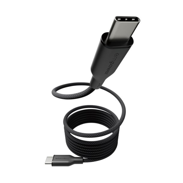 PanzerGlass Empower Magnetisk USB-C til USB-C Kabel 240W | 1,5 m | Space Sort