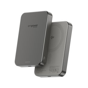 PanzerGlass empower? Bank 10000mAh powerbank i titanium og aluminium