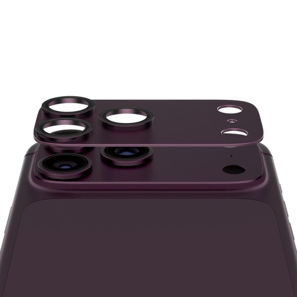 PanzerGlass Fender Camera Lens Protector Dark Cherry til iPhone 18 Pro Max