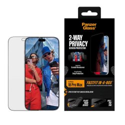 PanzerGlass 2-Way Privacy sk�rmbeskytter til iPhone 18 Pro Max - Ultra-Wide Fit