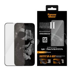 PanzerGlass Ceramic sk�rmbeskytter til iPhone 17e / 16e / 14 / 13 / 13 Pro - Ultra-Wide Fit
