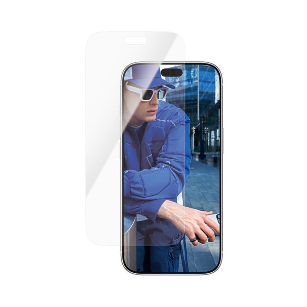 PanzerGlass Classic Fit sk�rmbeskytter til iPhone 18 Pro med EasyAligner