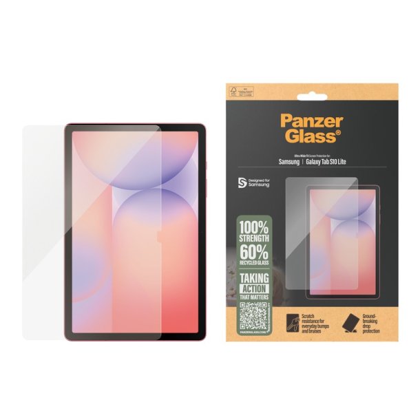 PanzerGlass Ultra-Wide Fit sk�rmbeskytter til Samsung Galaxy Tab S10 Lite