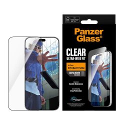 PanzerGlass Ultra-Wide Fit sk�rmbeskytter til iPhone 18 Pro Max / 17 Pro Max med EasyAligner