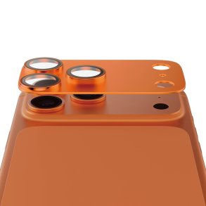 PanzerGlass Fender Kamerabeskytter til iPhone 17 Pro Max - Cosmic Orange