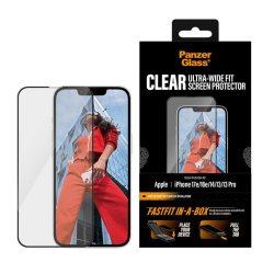 PanzerGlass Ultra-Wide Fit sk�rmbeskytter til iPhone 17e / 16e / 14 / 13 Series