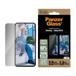 PanzerGlass 2-Way Privacy sk�rmbeskytter til Samsung Galaxy A36 5G Ultra-Wide Fit