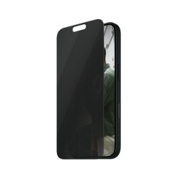 PanzerGlass SAFE. 2-Way Privacy Sk�rmbeskytter til iPhone 16 og 15 - Ultra-Wide Fit