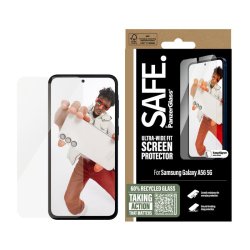 PanzerGlass SAFE Screen Protector til Samsung Galaxy A56 5G - Ultra-Wide Fit