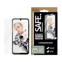 PanzerGlass SAFE Screen Protector til Samsung Galaxy A26 5G - Ultra-Wide Fit med EasyAligner