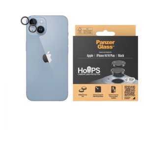 PanzerGlass Hoops Kameralinsebeskytter iPhone 14 | 14 Plus | Sort