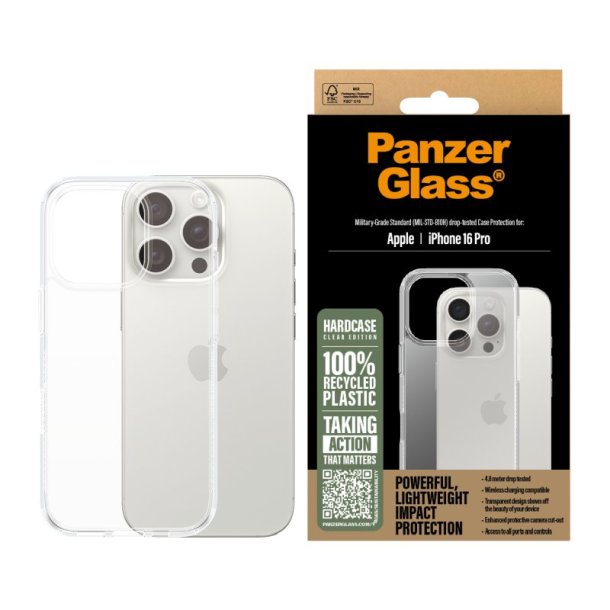 PanzerGlass HardCase Transparent iPhone 16 Pro