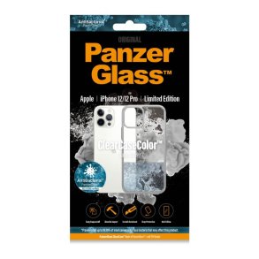 PanzerGlass ClearCaseColor iPhone 12 | 12 Pro - Satin Silver Limited Edition