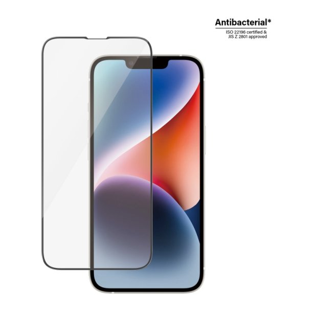 PanzerGlass Skrmbeskyttelse - Apple iPhone 14, 13, 13 Pro - Ultra Wide Fit