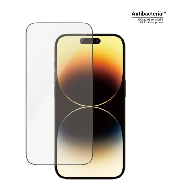 PanzerGlass Skrmbeskyttelse - Apple iPhone 14 Pro - Ultra Wide Fit