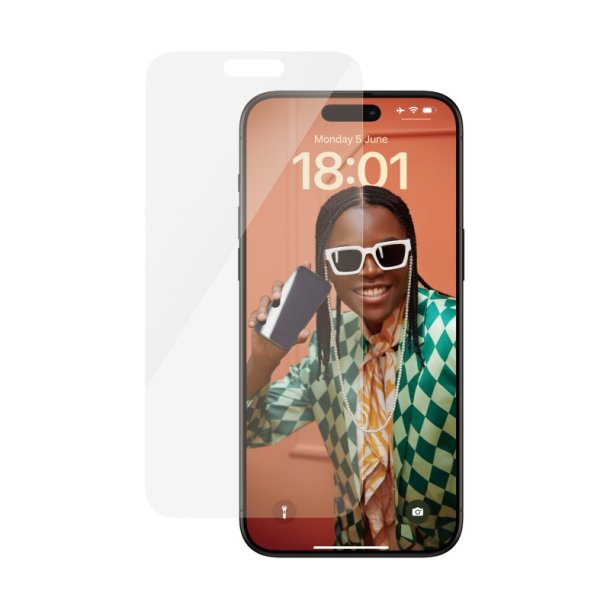 PanzerGlass Skrmbeskyttelse - iPhone 15 Pro Max - Classic Fit